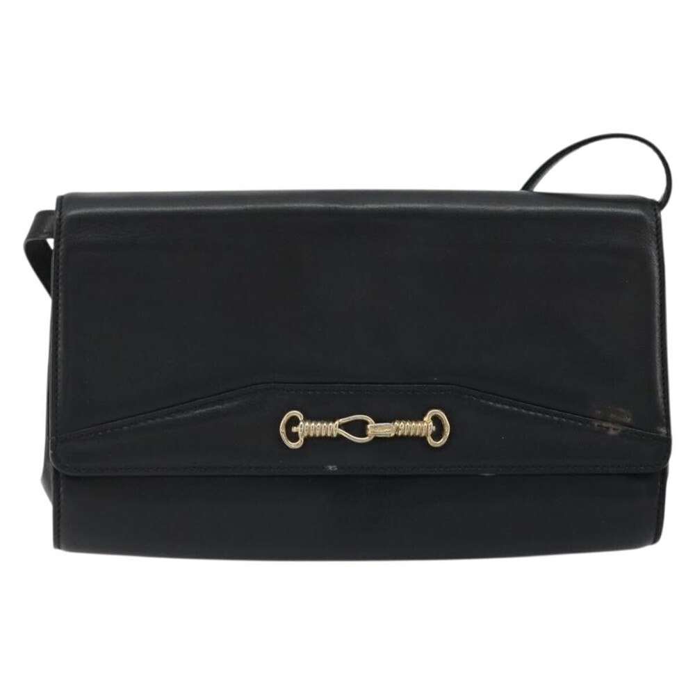 Celine Vintage Horsebit Sling Leather